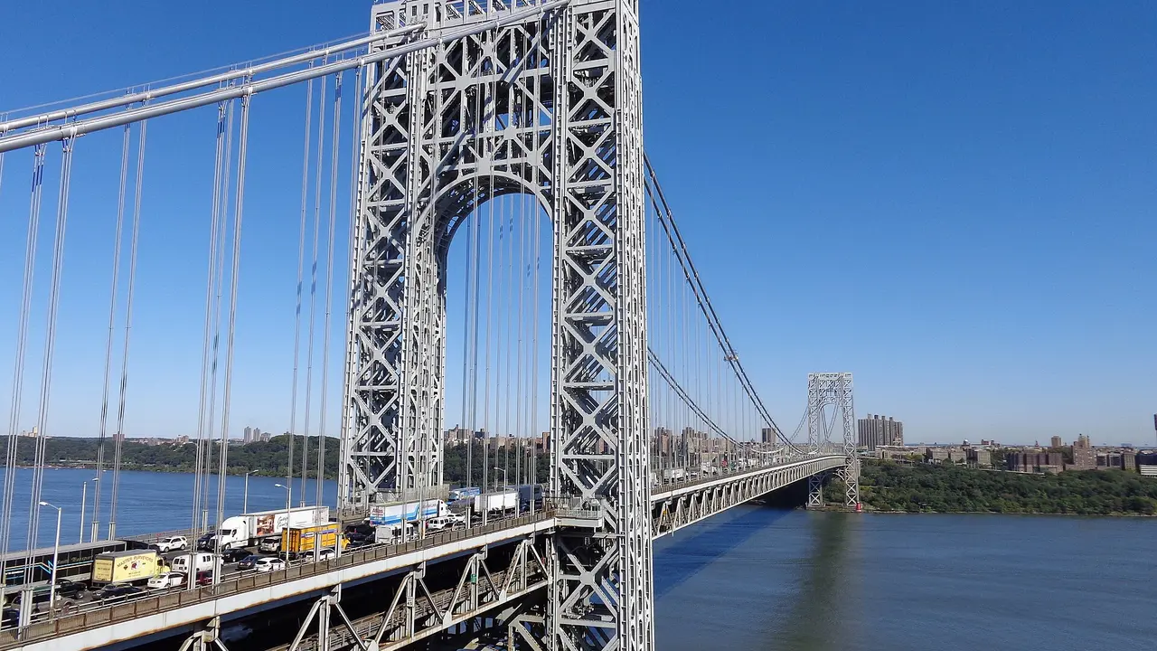 George Washington Bridge beside Network Doctor’s Englewood Cliffs, New Jersey IT support headquarters