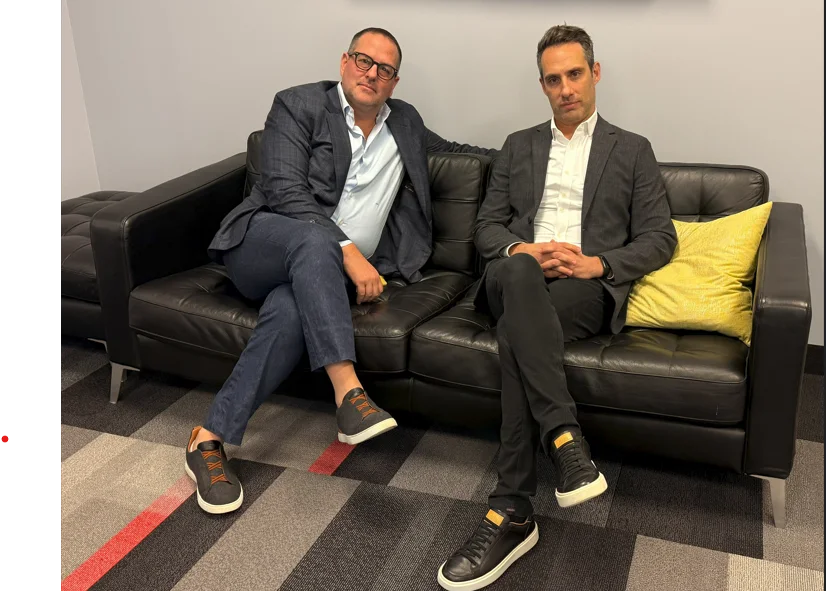 Network Doctor co-founders Paul Hilbert and Dave Birk at the office